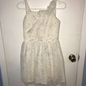 Cute White Sparkly Dress